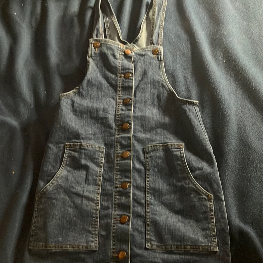 Dark blue Jean dress, kids small, blue spice brand